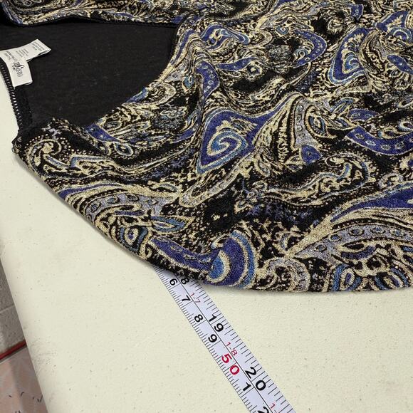 Vtg East 5th Top Size XL Paisley Babydoll Y2K Boho Career Fairy Whimsigoth Indie - Picture 7 of 11